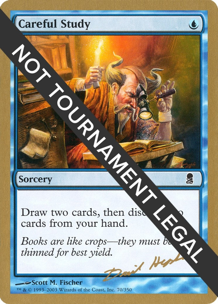 Image for Careful Study - 2003 Dave Humpherys (ODY) [World Championship Decks] - Magic: The Gathering
