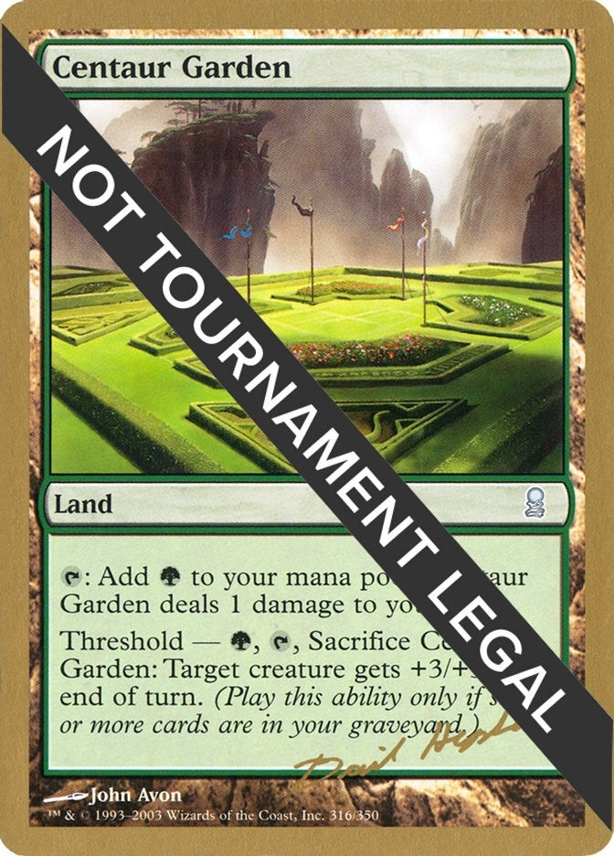 Image for Centaur Garden - 2003 Dave Humpherys (ODY) [World Championship Decks] - Magic: The Gathering
