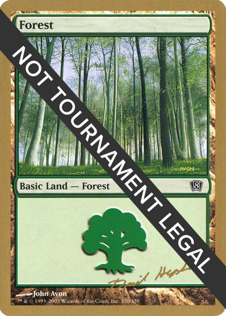 Image for Forest (350) - 2003 Dave Humpherys (8ED) [World Championship Decks] - Magic: The Gathering