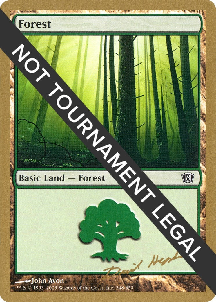 Image for Forest (348) - 2003 Dave Humpherys (8ED) [World Championship Decks] - Magic: The Gathering