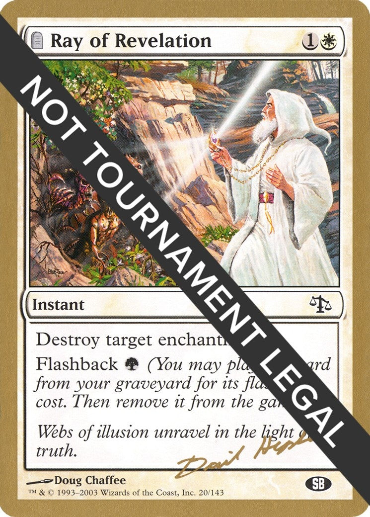 Image for Ray of Revelation - 2003 Dave Humpherys (JUD) (SB) [World Championship Decks] - Magic: The Gathering
