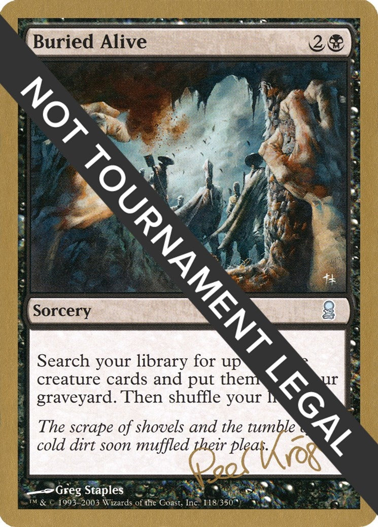 Image for Buried Alive - 2003 Peer Kroger (ODY) [World Championship Decks] - Magic: The Gathering