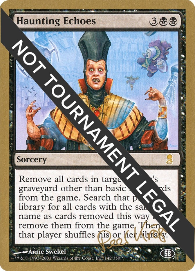Image for Haunting Echoes - 2003 Peer Kroger (JUD) (SB) [World Championship Decks] - Magic: The Gathering