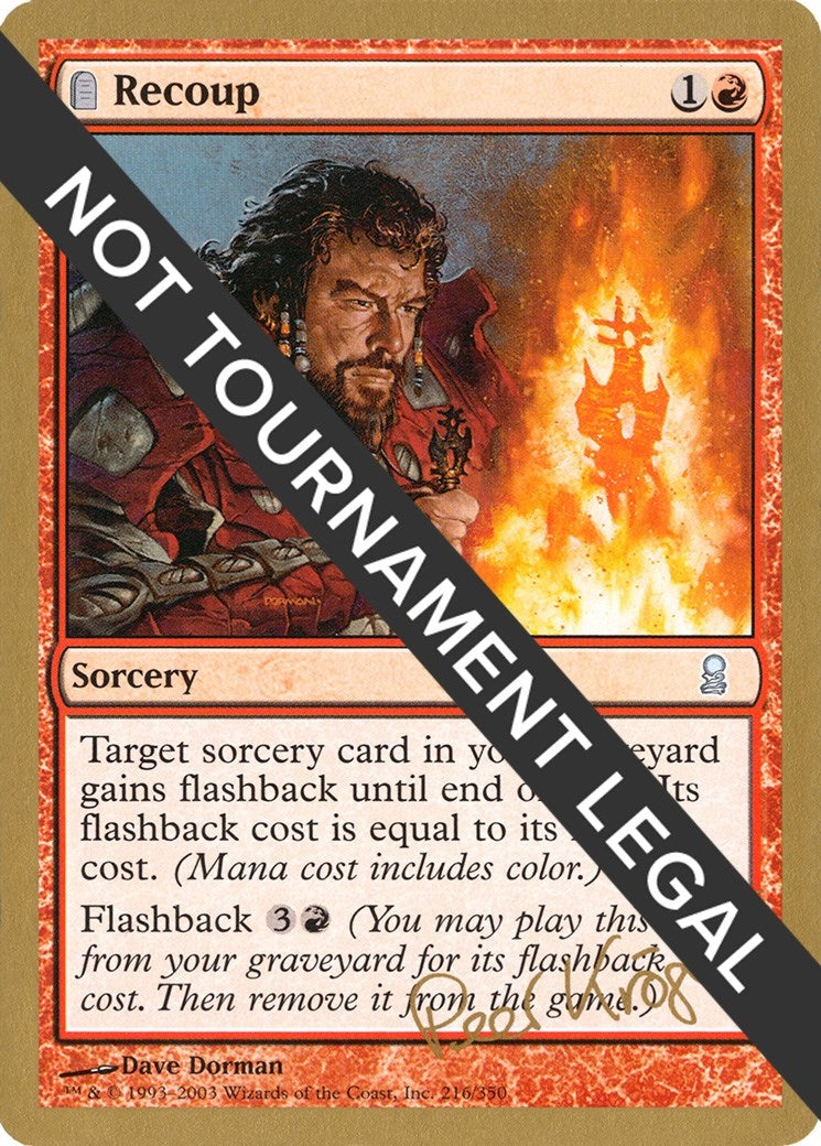 Image for Recoup - 2003 Peer Kroger (ODY) [World Championship Decks] - Magic: The Gathering