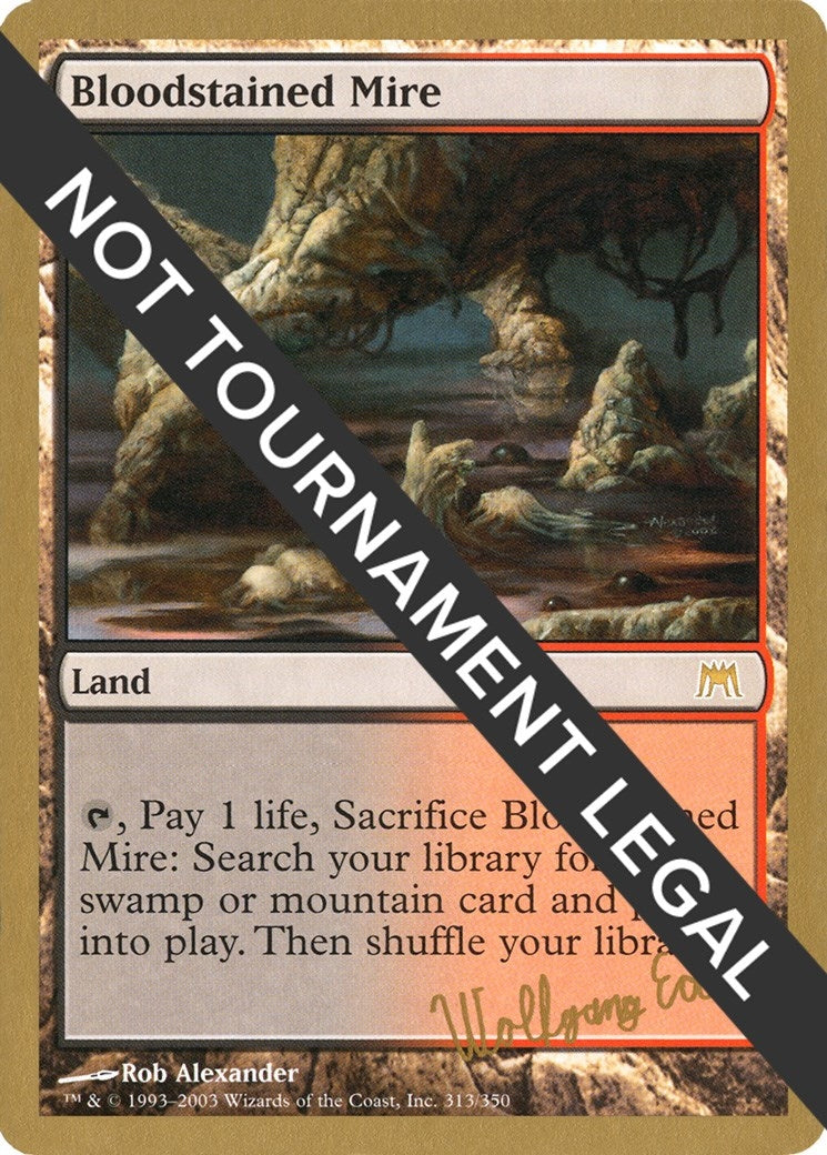 Image for Bloodstained Mire - 2003 Wolfgang Eder (ONS) [World Championship Decks] - Magic: The Gathering