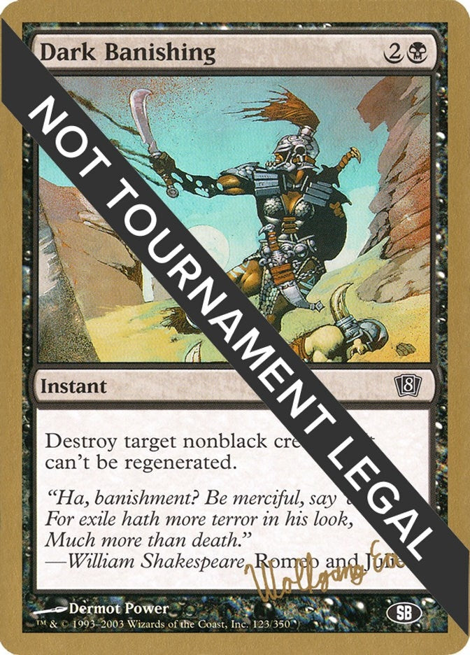 Image for Dark Banishing - 2003 Wolfgang Eder (8ED) (SB) [World Championship Decks] - Magic: The Gathering