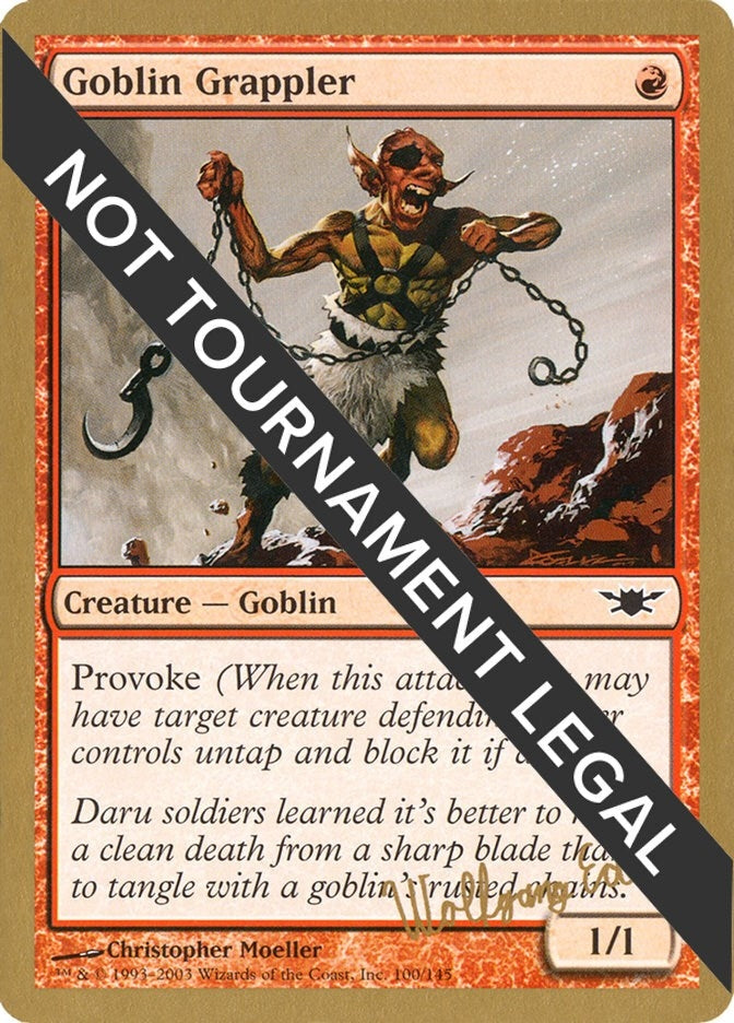 Image for Goblin Grappler - 2003 Wolfgang Eder (LGN) [World Championship Decks] - Magic: The Gathering