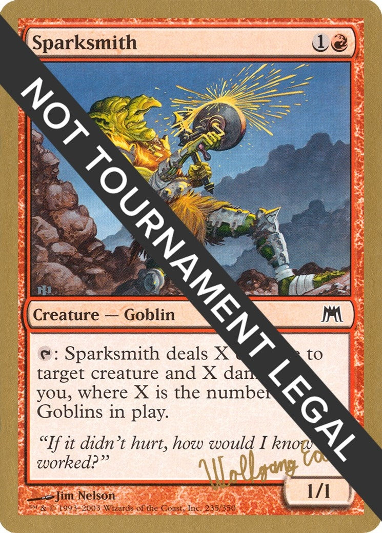 Image for Sparksmith - 2003 Wolfgang Eder (ONS) [World Championship Decks] - Magic: The Gathering
