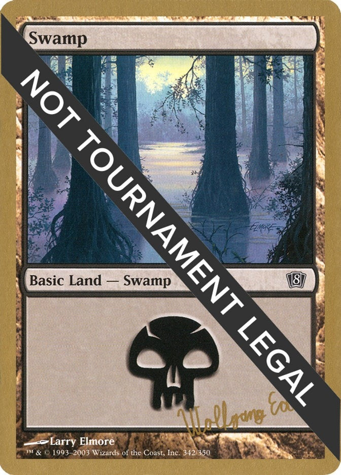 Image for Swamp (342) - 2003 Wolfgang Eder (8ED) [World Championship Decks] - Magic: The Gathering