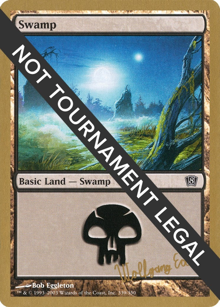 Image for Swamp (339) - 2003 Wolfgang Eder (8ED) [World Championship Decks] - Magic: The Gathering