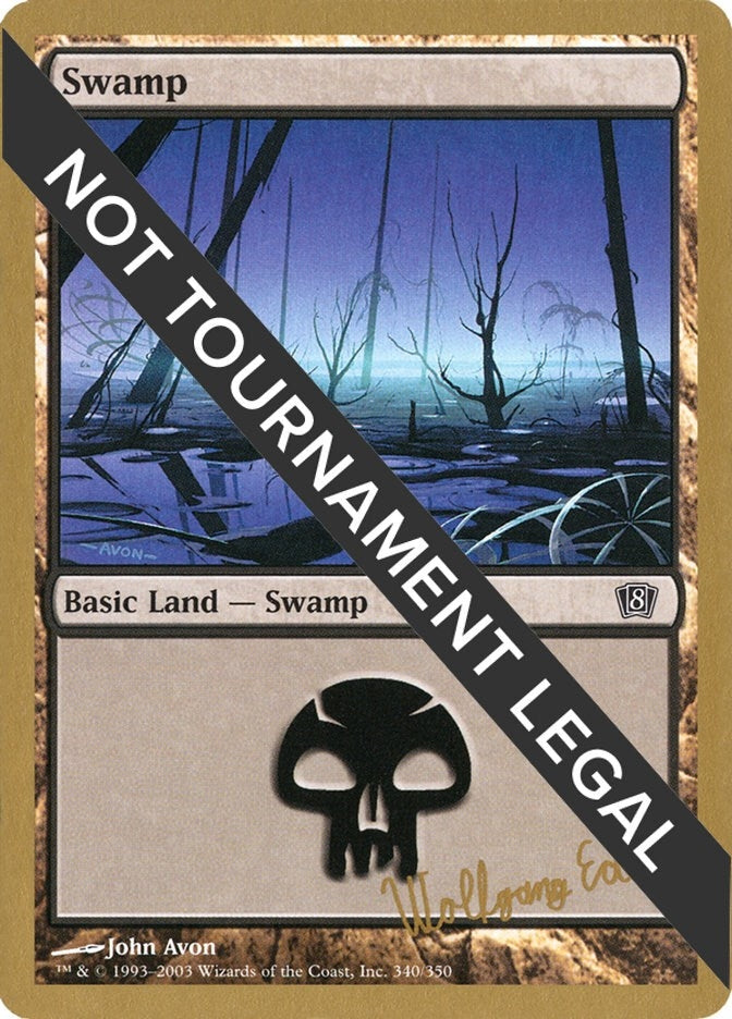 Image for Swamp (340) - 2003 Wolfgang Eder (8ED) [World Championship Decks] - Magic: The Gathering