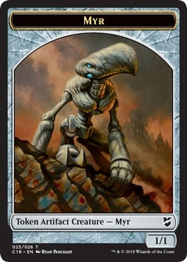 Image for Myr (023) // Thopter (025) Double-Sided Token (23 // 25) [Commander 2018] - Magic: The Gathering