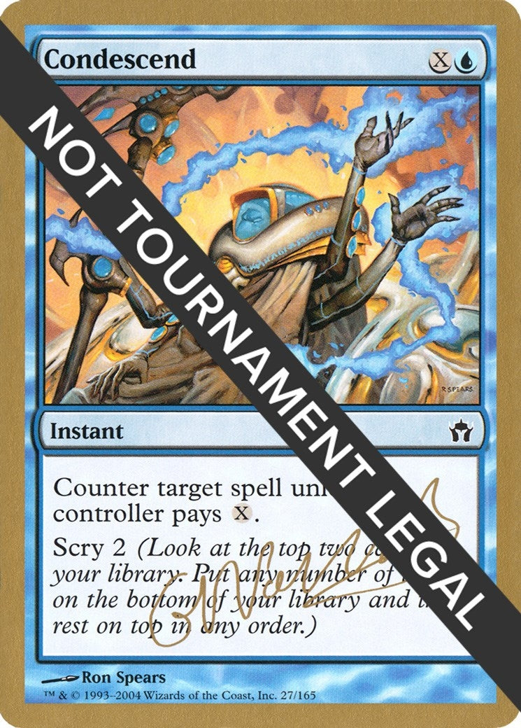 Image for Condescend - 2004 Gabriel Nassif (5DN) [World Championship Decks] - Magic: The Gathering