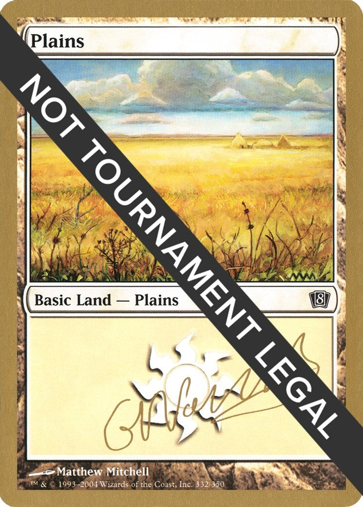 Image for Plains (332) - 2004 Gabriel Nassif (8ED) [World Championship Decks] - Magic: The Gathering