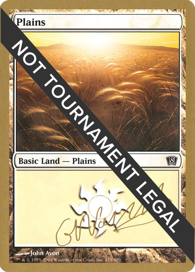 Image for Plains (333) - 2004 Gabriel Nassif (8ED) [World Championship Decks] - Magic: The Gathering
