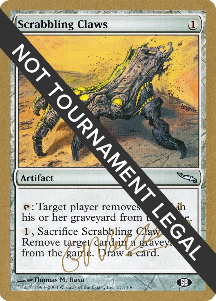 Image for Scrabbling Claws - 2004 Gabriel Nassif (MRD) (SB) [World Championship Decks] - Magic: The Gathering