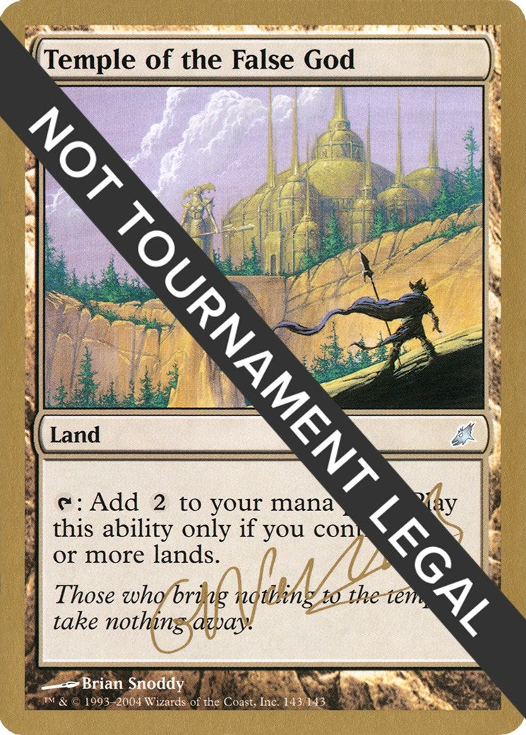 Image for Temple of the False God - 2004 Gabriel Nassif (SCG) [World Championship Decks] - Magic: The Gathering