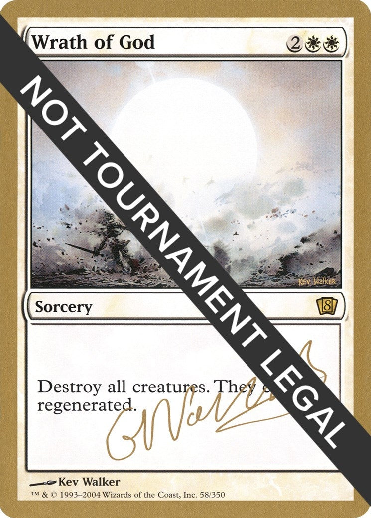 Image for Wrath of God - 2004 Gabriel Nassif (8ED) [World Championship Decks] - Magic: The Gathering