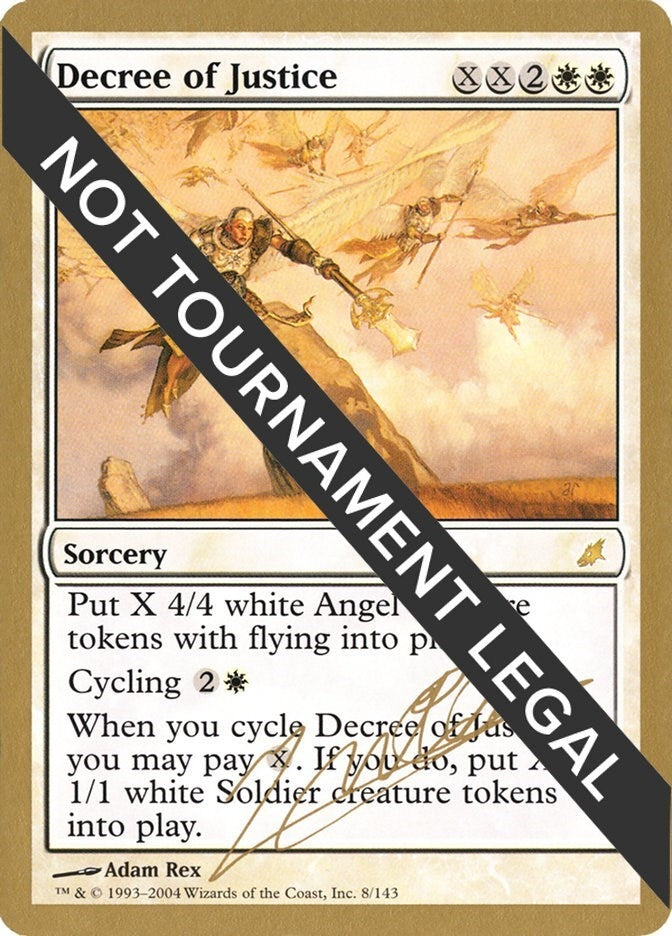 Image for Decree of Justice - 2004 Julien Nuijten (SCG) [World Championship Decks] - Magic: The Gathering