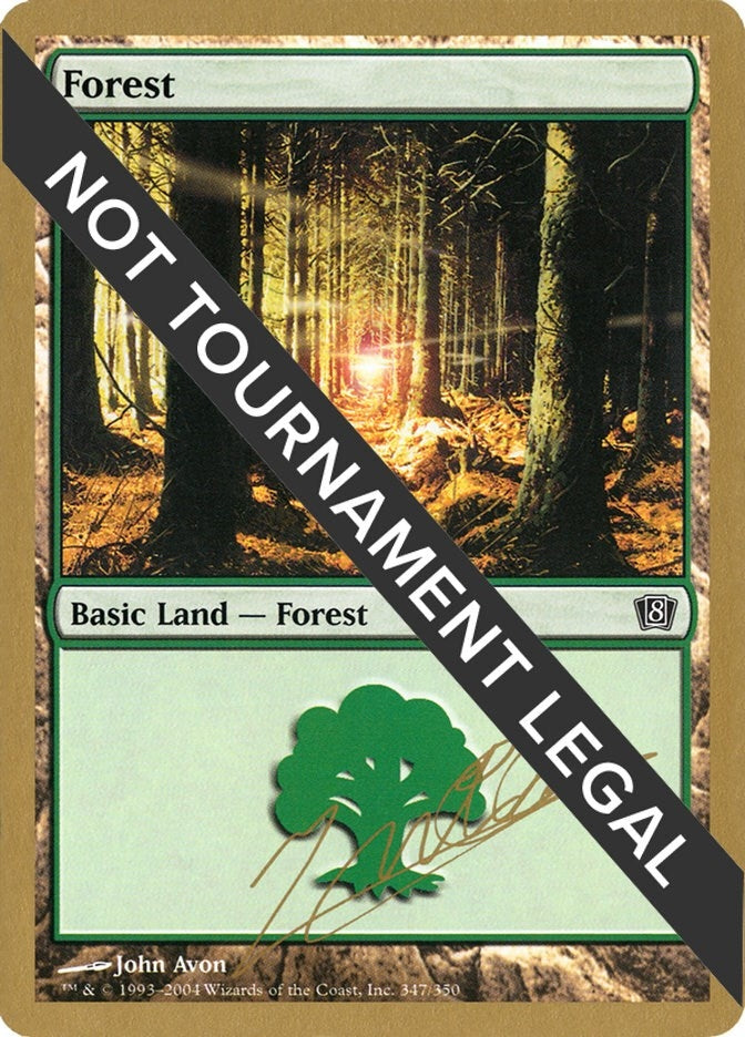 Image for Forest (347) - 2004 Julien Nuijten (8ED) [World Championship Decks] - Magic: The Gathering