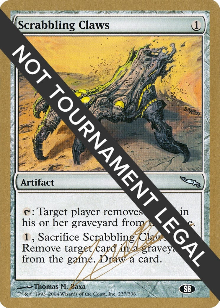 Image for Scrabbling Claws - 2004 Julien Nuijten (MRD) (SB) [World Championship Decks] - Magic: The Gathering