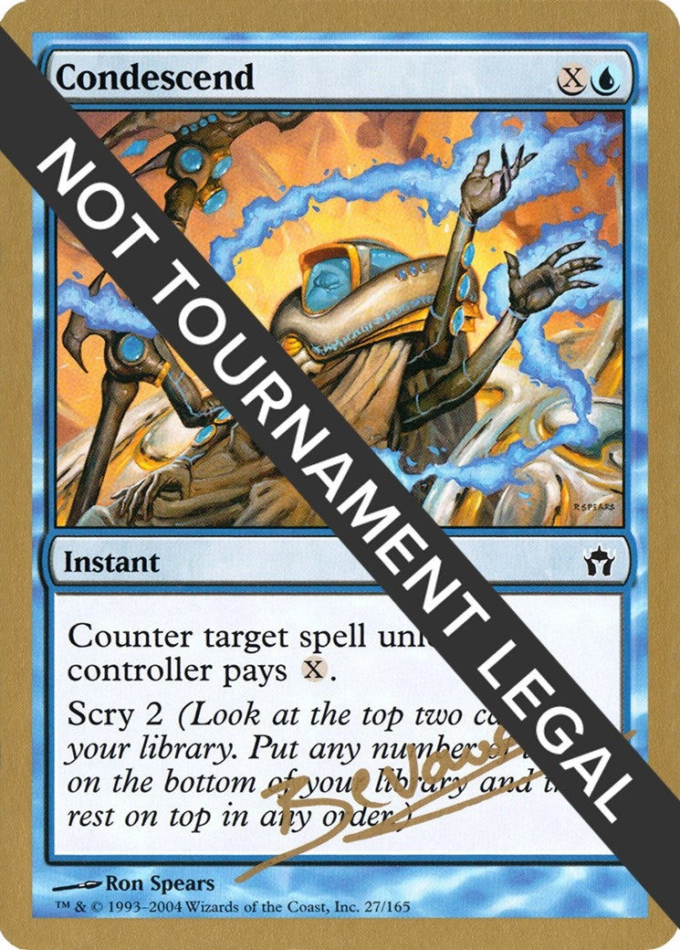 Image for Condescend - 2004 Manuel Bevand (5DN) [World Championship Decks] - Magic: The Gathering
