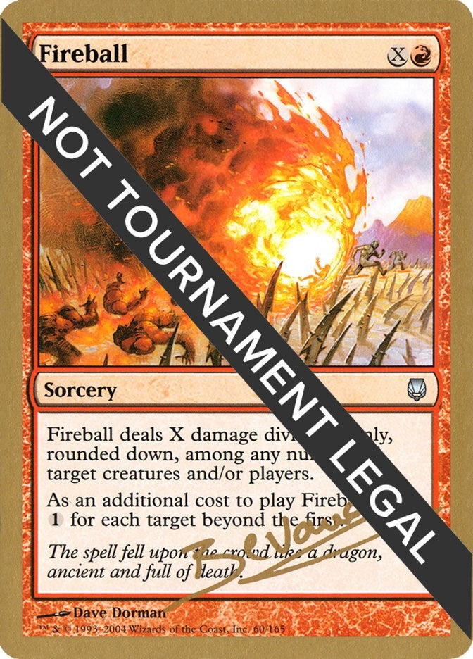 Image for Fireball - 2004 Manuel Bevand (DST) [World Championship Decks] - Magic: The Gathering