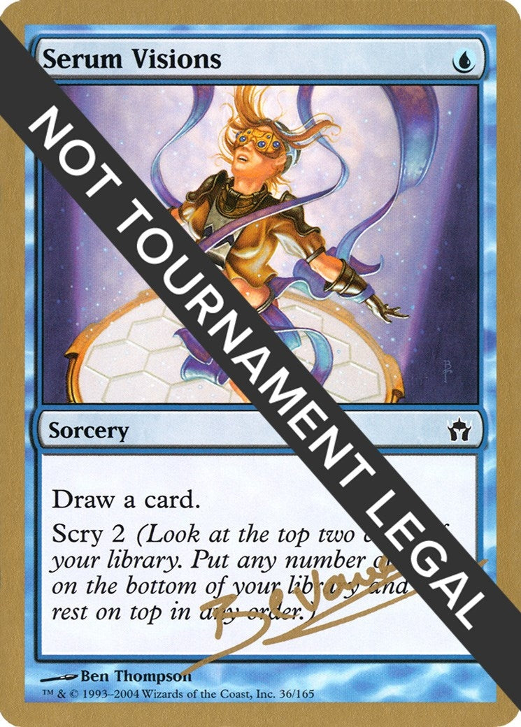 Image for Serum Visions - 2004 Manuel Bevand (5DN) [World Championship Decks] - Magic: The Gathering