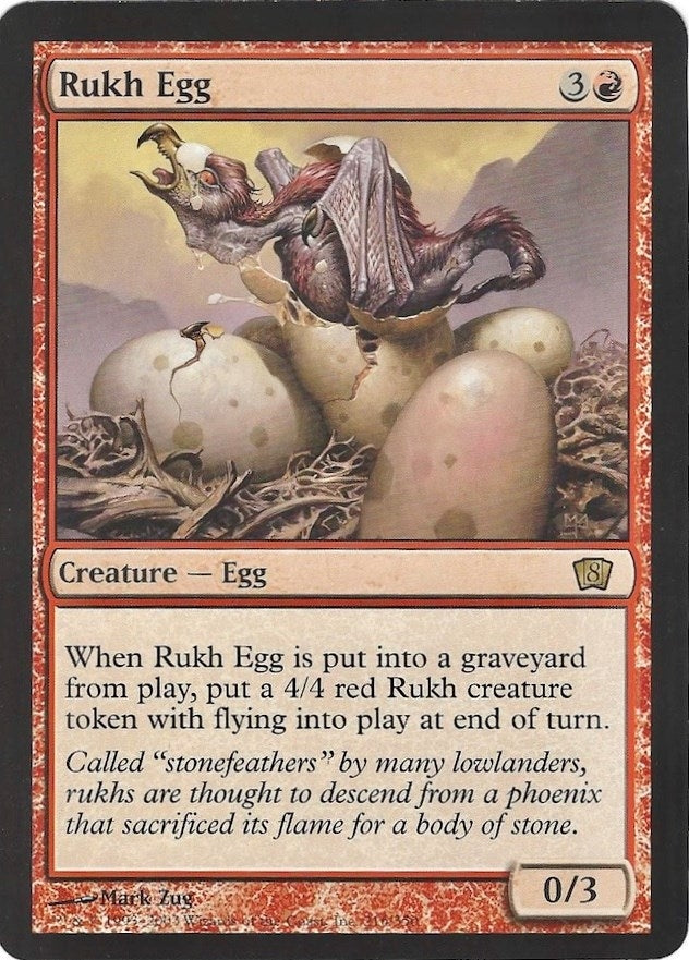 Image for Rukh Egg (8th Edition) (Box Topper) [Oversize Cards] - Magic: The Gathering