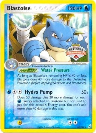 Image for Blastoise - 14/100 (National Championships) (014/100) [League & Championship Cards] - Pokemon