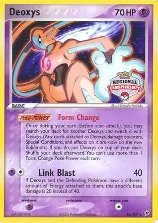 Image for Deoxys - 16/107 (Regional Championships) (016/107) [League & Championship Cards] - Pokemon