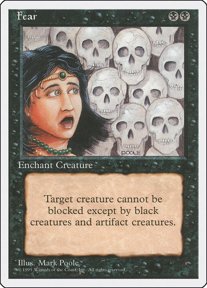 Image for Fear [Fourth Edition] - Magic: The Gathering