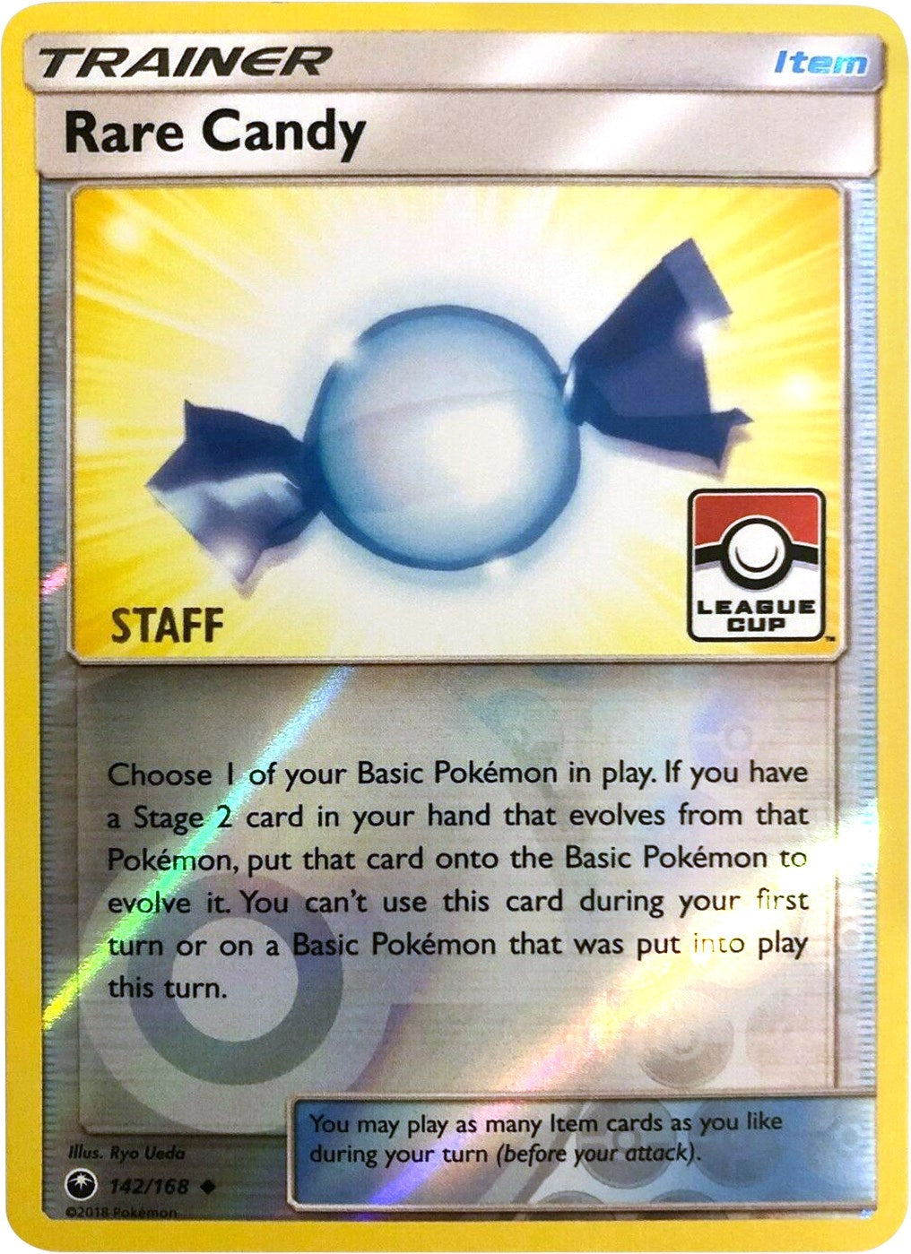 Image for Rare Candy - 142/168 (League Cup) [Staff] (142/168) [League & Championship Cards] - Pokemon