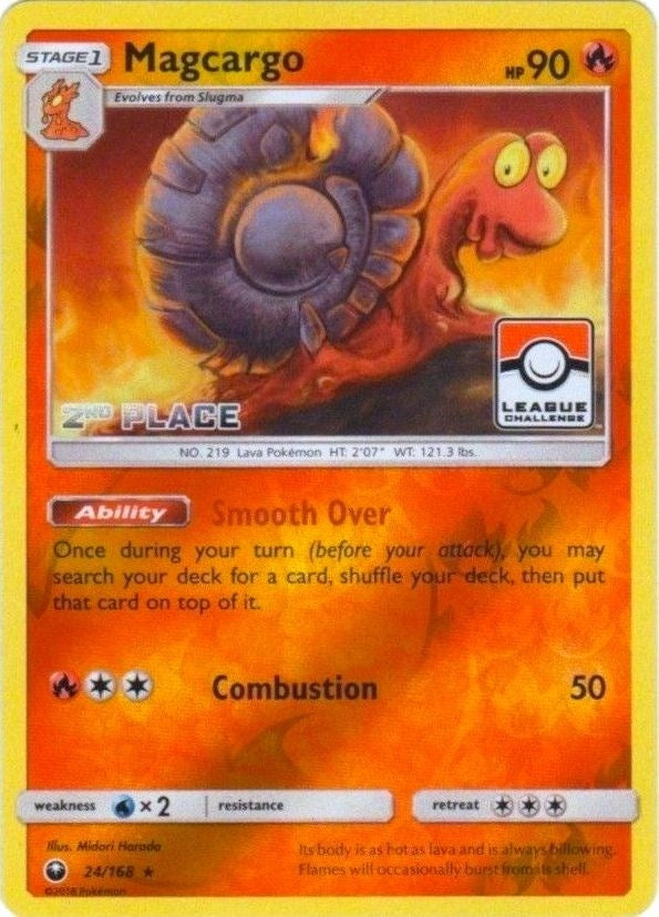 Image for Magcargo - 24/168 (League Challenge) [2nd Place] (024/168) [League & Championship Cards] - Pokemon