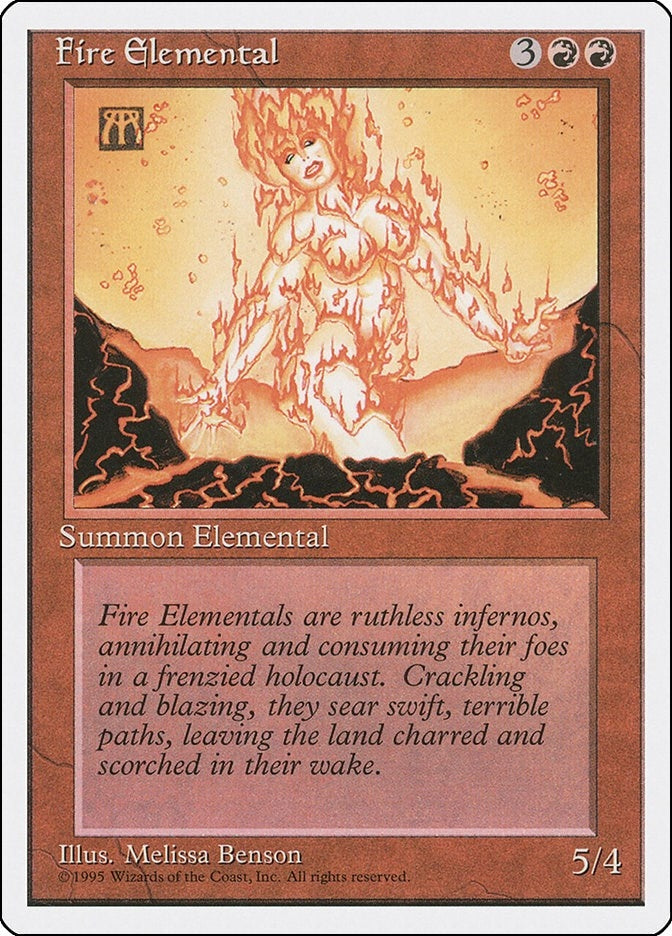 Image for Fire Elemental [Fourth Edition] - Magic: The Gathering