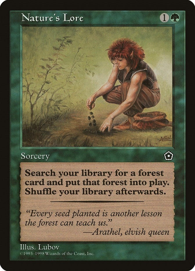 Image for Nature's Lore [Portal Second Age] - Magic: The Gathering