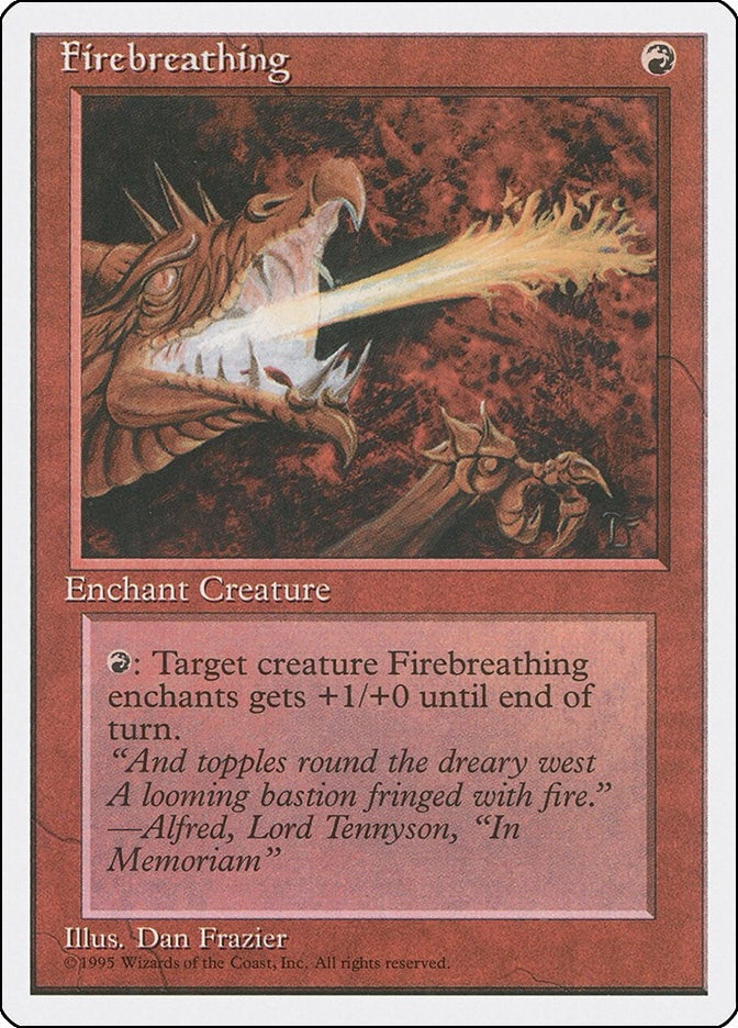 Image for Firebreathing [Fourth Edition] - Magic: The Gathering