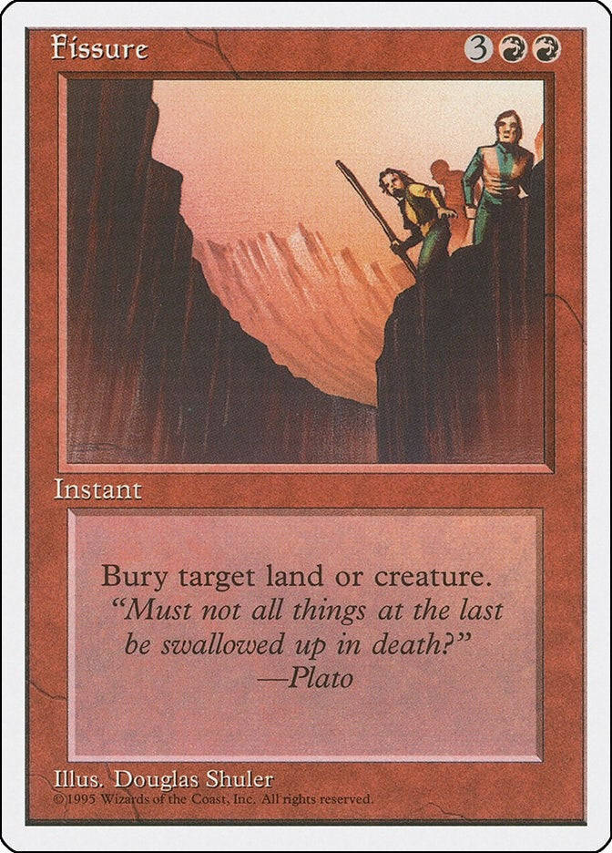 Image for Fissure [Fourth Edition] - Magic: The Gathering