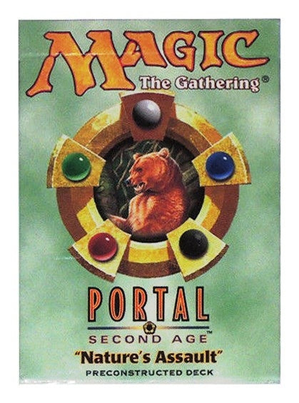 Image for Portal Second Age Theme Deck - Nature's Assault - Magic: The Gathering