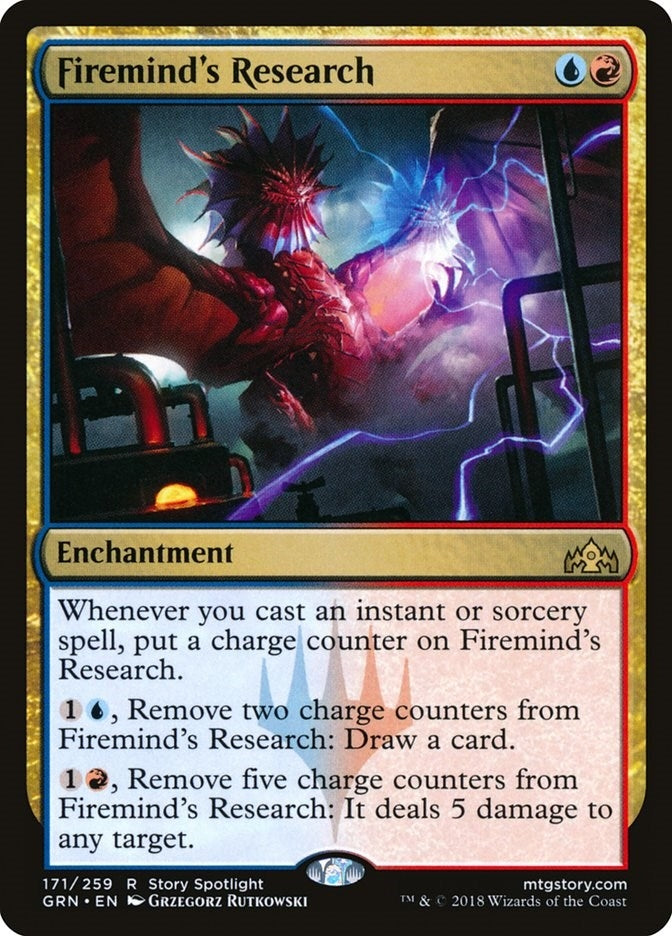 Image for Firemind's Research (171) [Guilds of Ravnica] - Magic: The Gathering