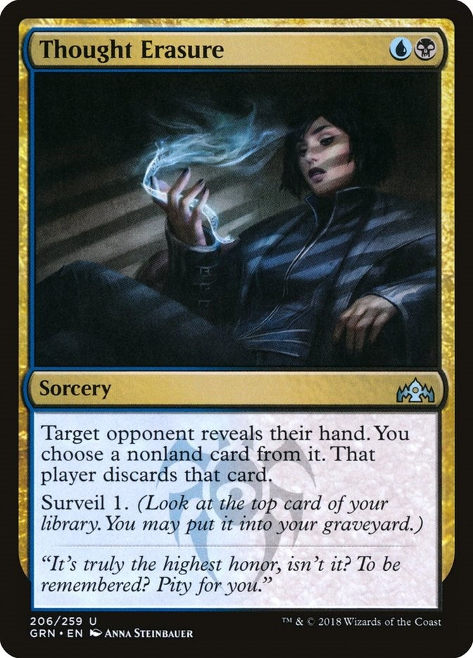Image for Thought Erasure (206) [Guilds of Ravnica] - Magic: The Gathering
