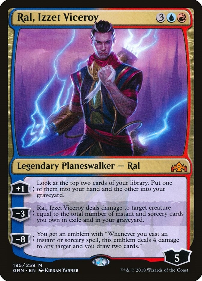 Image for Ral, Izzet Viceroy (195) [Guilds of Ravnica] - Magic: The Gathering