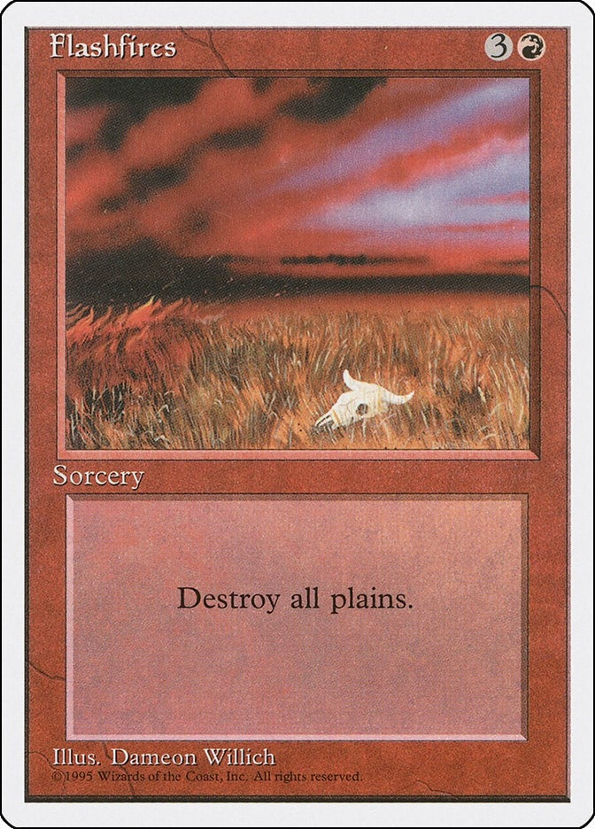Image for Flashfires [Fourth Edition] - Magic: The Gathering