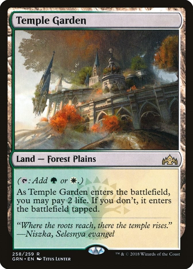 Image for Temple Garden (258) [Guilds of Ravnica] - Magic: The Gathering