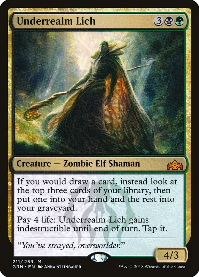 Image for Underrealm Lich (211) [Guilds of Ravnica] - Magic: The Gathering