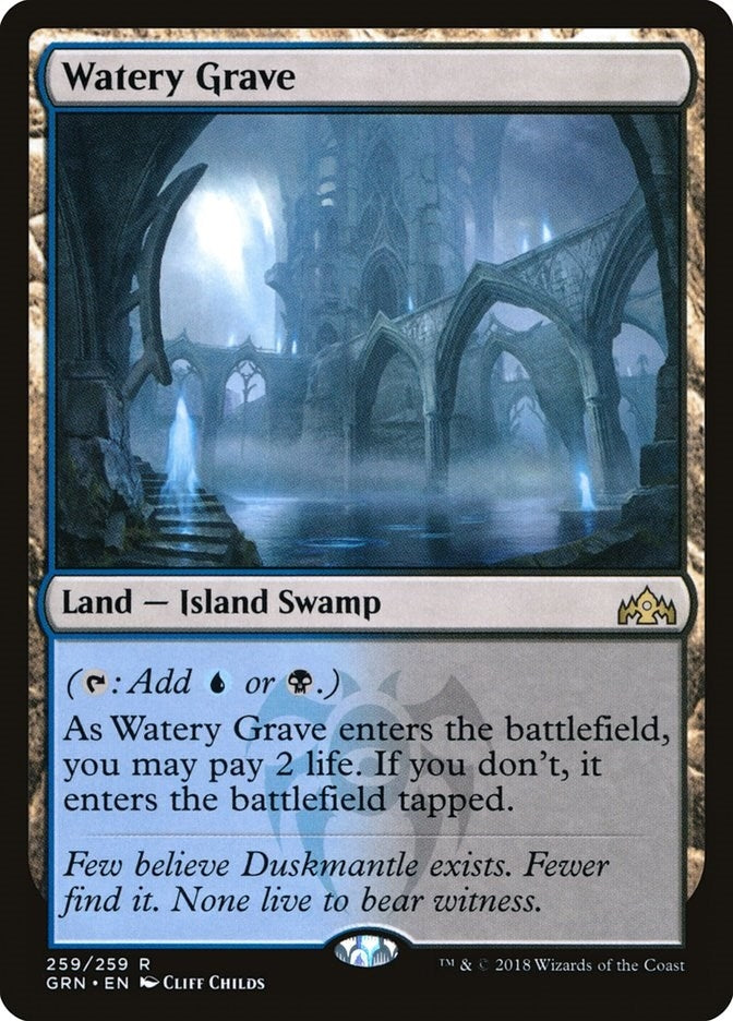 Image for Watery Grave (259) [Guilds of Ravnica] - Magic: The Gathering