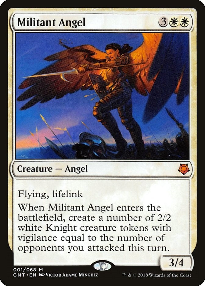Image for Militant Angel (1) [Magic Game Night] - Magic: The Gathering