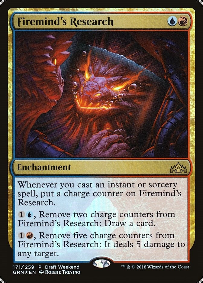 Image for Firemind's Research (Draft Weekend) (171) [Launch Party & Release Event Promos] - Magic: The Gathering