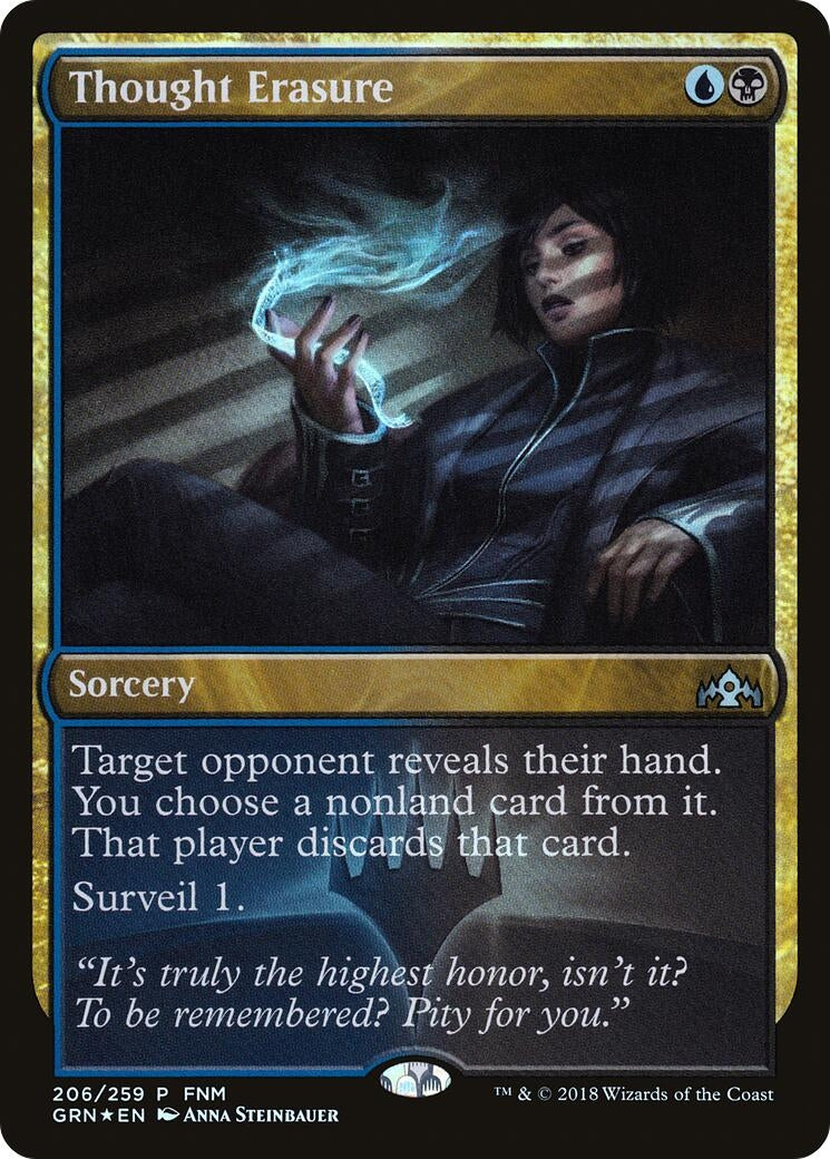 Image for Thought Erasure (206) [FNM Promos] - Magic: The Gathering