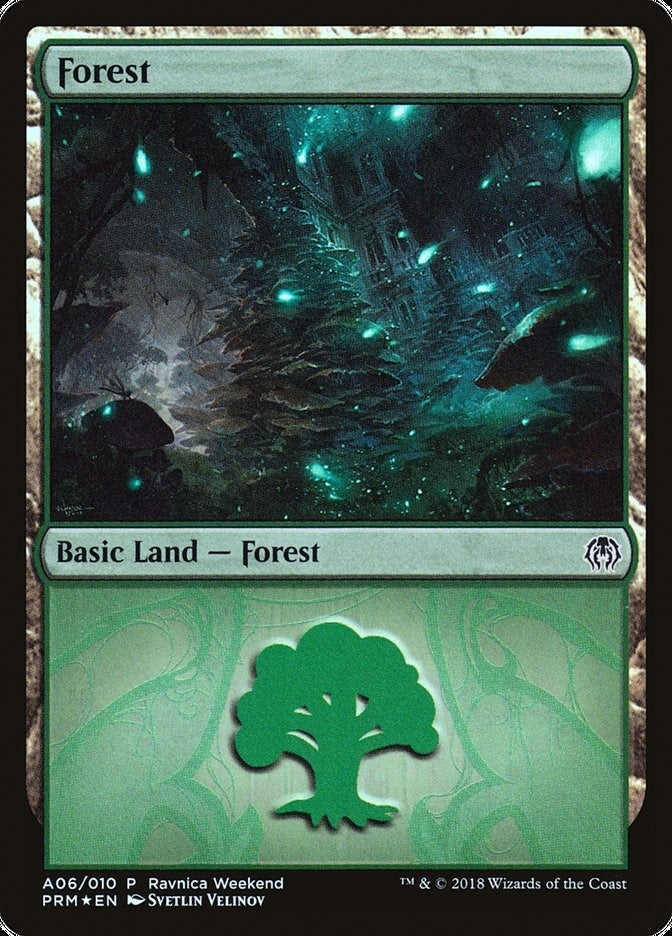 Image for Forest - Golgari (A06) (6) [Launch Party & Release Event Promos] - Magic: The Gathering